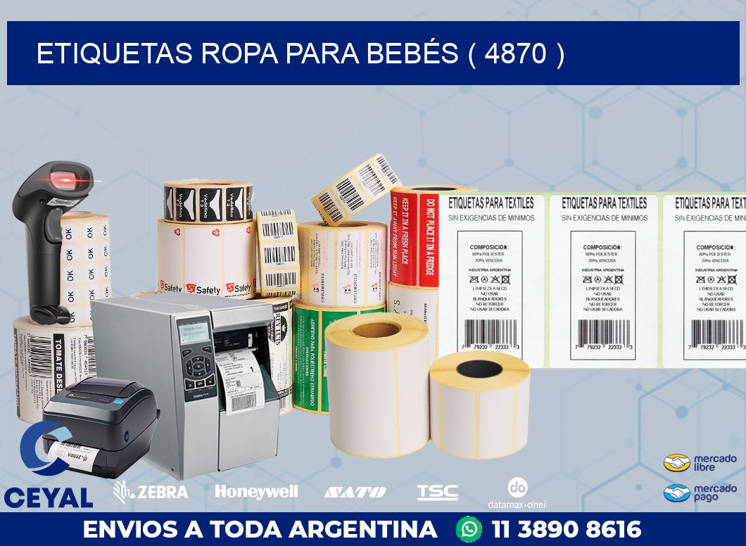 ETIQUETAS ROPA PARA BEBÉS ( 4870 )