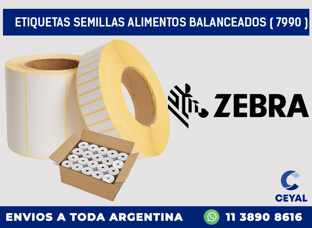 ETIQUETAS SEMILLAS ALIMENTOS BALANCEADOS ( 7990 )