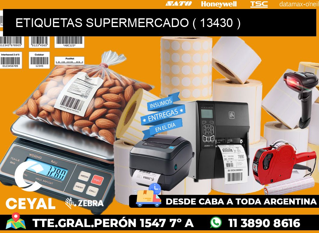 ETIQUETAS SUPERMERCADO ( 13430 )