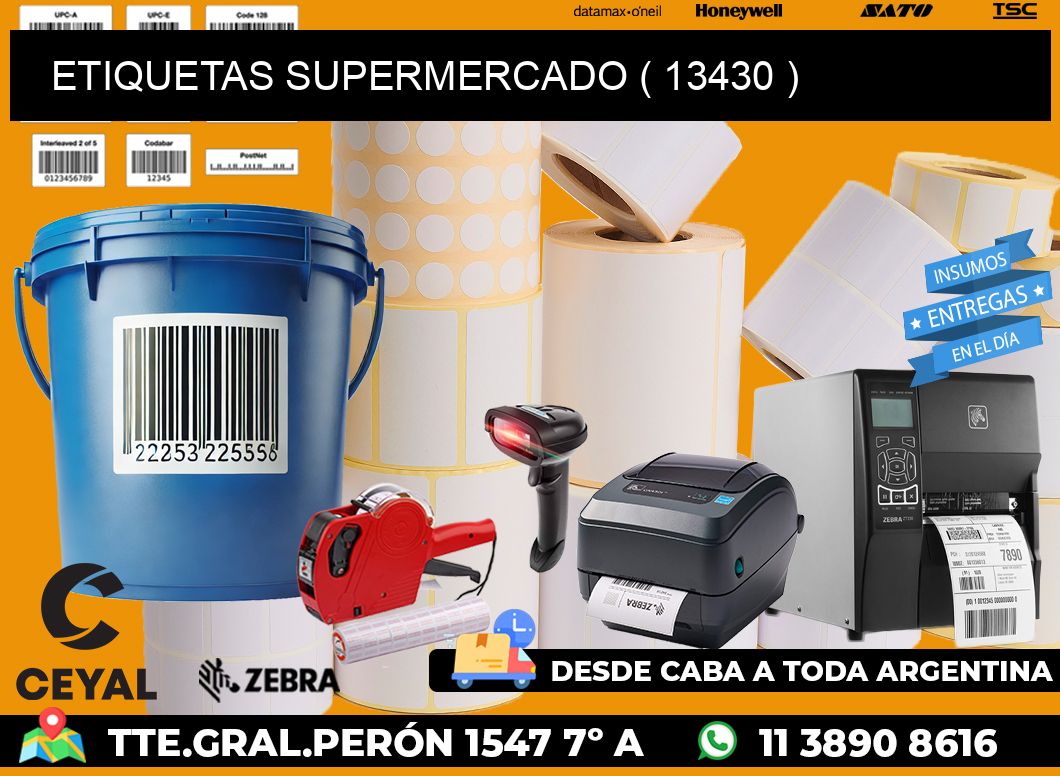 ETIQUETAS SUPERMERCADO ( 13430 )