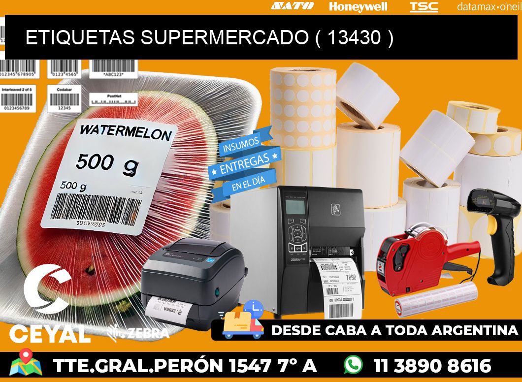 ETIQUETAS SUPERMERCADO ( 13430 )