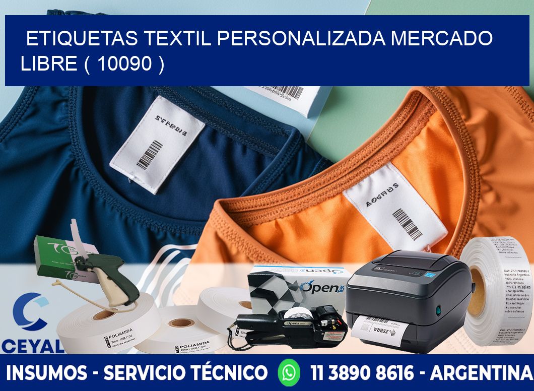 ETIQUETAS TEXTIL PERSONALIZADA MERCADO LIBRE ( 10090 )