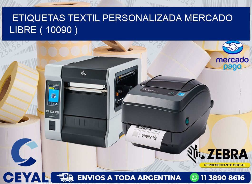 ETIQUETAS TEXTIL PERSONALIZADA MERCADO LIBRE ( 10090 )