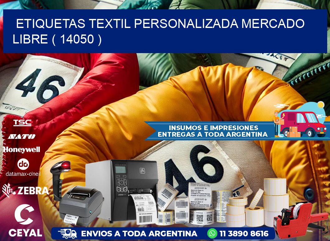 ETIQUETAS TEXTIL PERSONALIZADA MERCADO LIBRE ( 14050 )