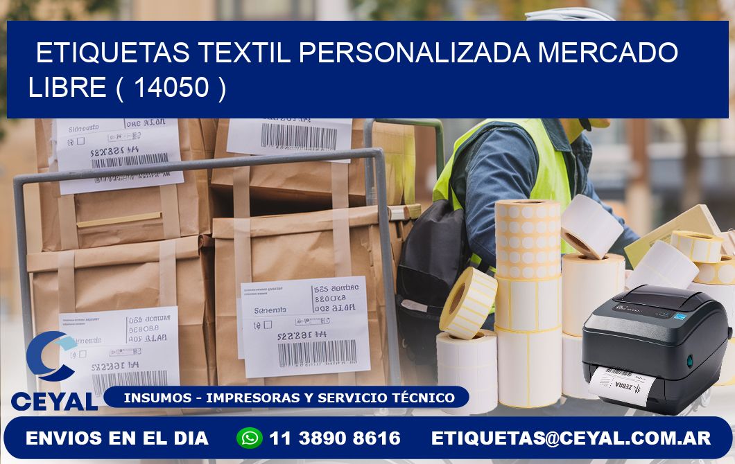 ETIQUETAS TEXTIL PERSONALIZADA MERCADO LIBRE ( 14050 )