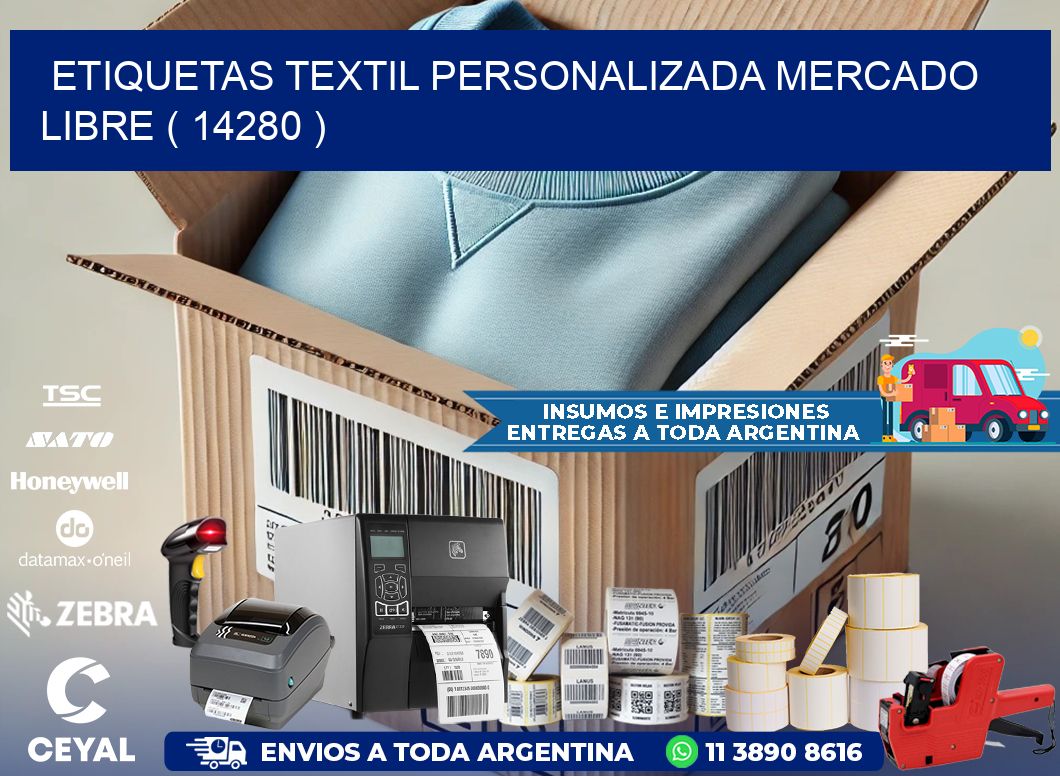 ETIQUETAS TEXTIL PERSONALIZADA MERCADO LIBRE ( 14280 )