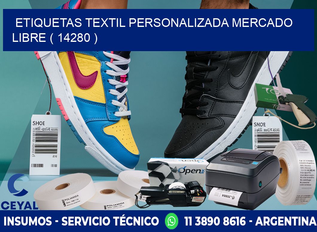 ETIQUETAS TEXTIL PERSONALIZADA MERCADO LIBRE ( 14280 )