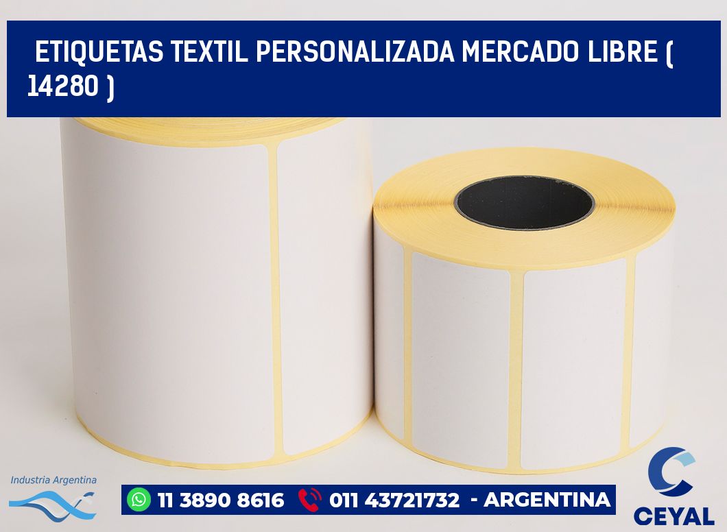 ETIQUETAS TEXTIL PERSONALIZADA MERCADO LIBRE ( 14280 )