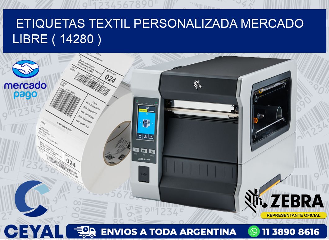 ETIQUETAS TEXTIL PERSONALIZADA MERCADO LIBRE ( 14280 )