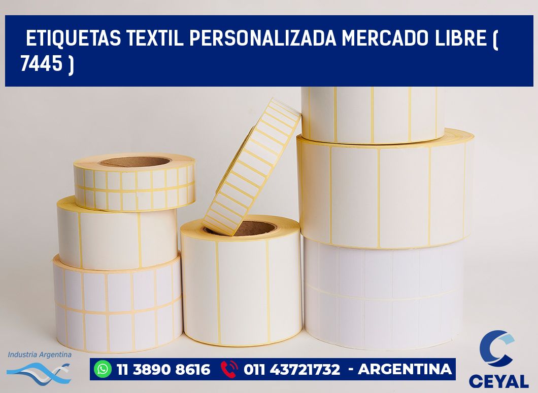 ETIQUETAS TEXTIL PERSONALIZADA MERCADO LIBRE ( 7445 )