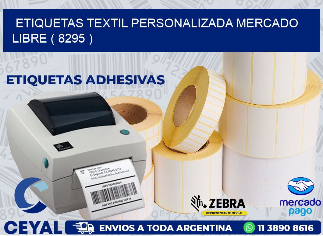 ETIQUETAS TEXTIL PERSONALIZADA MERCADO LIBRE ( 8295 )