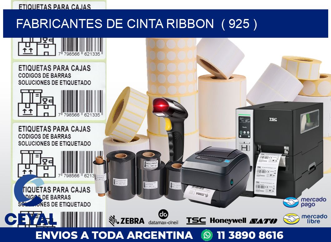 FABRICANTES DE CINTA RIBBON  ( 925 )