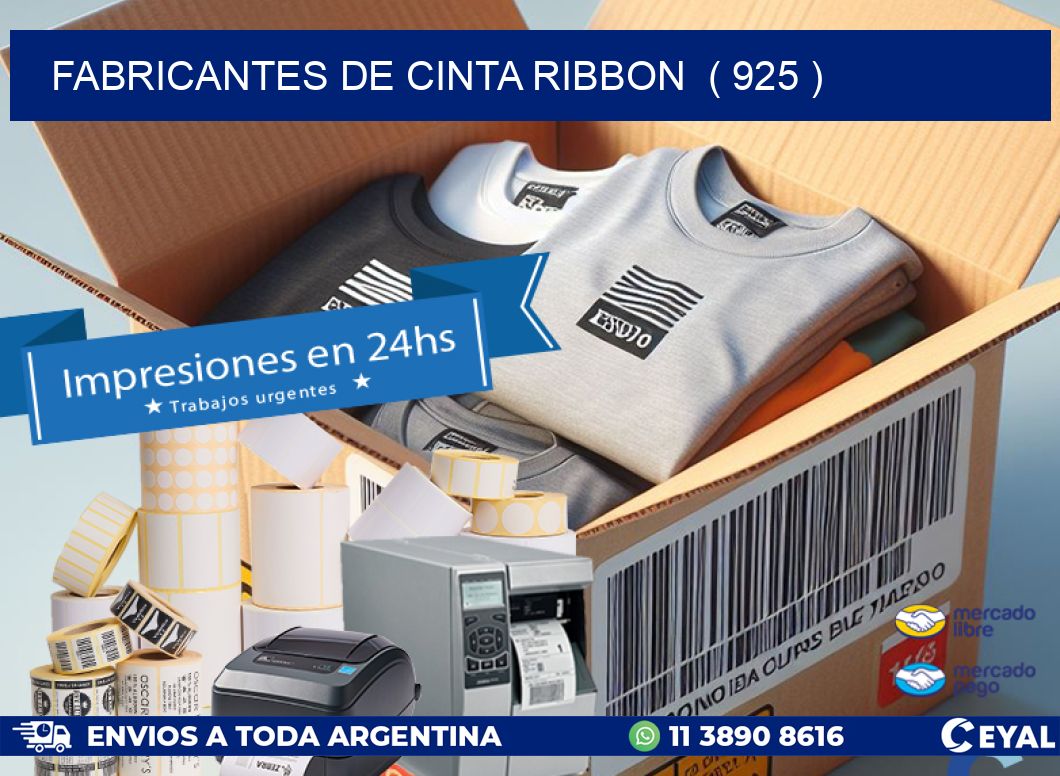 FABRICANTES DE CINTA RIBBON  ( 925 )