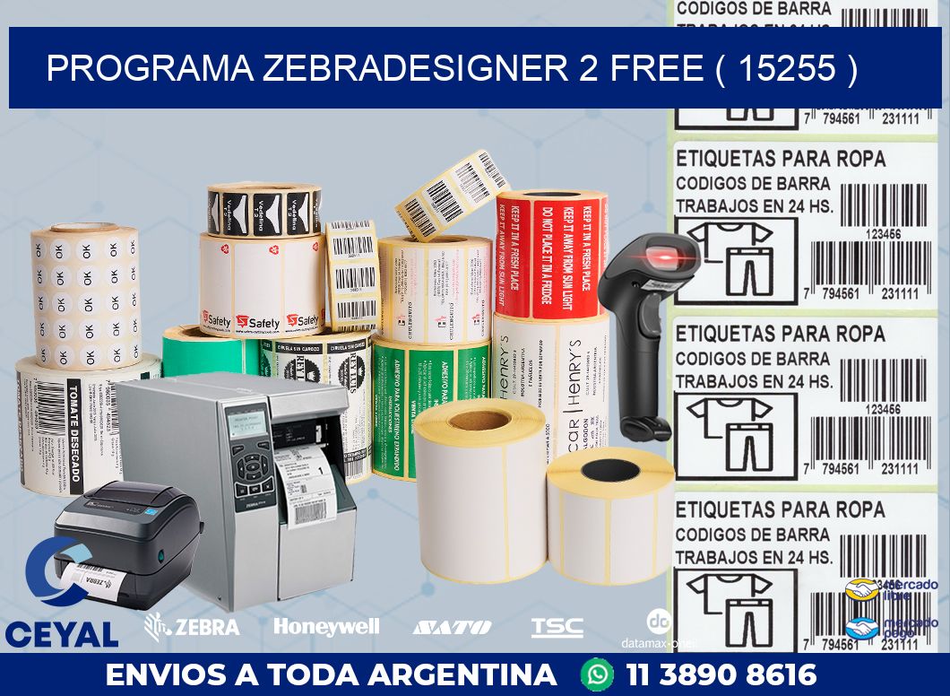 PROGRAMA ZEBRADESIGNER 2 FREE ( 15255 )