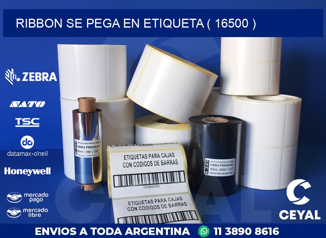 RIBBON SE PEGA EN ETIQUETA ( 16500 )