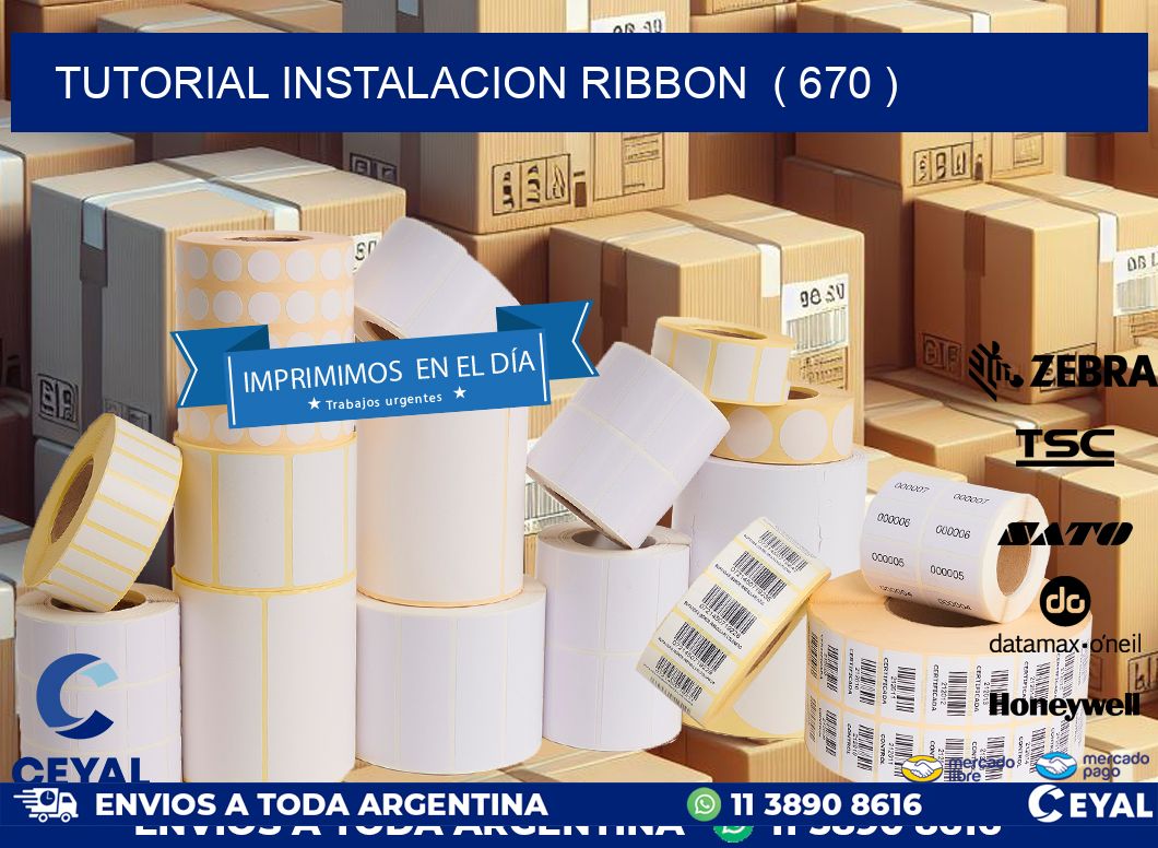 TUTORIAL INSTALACION RIBBON  ( 670 )