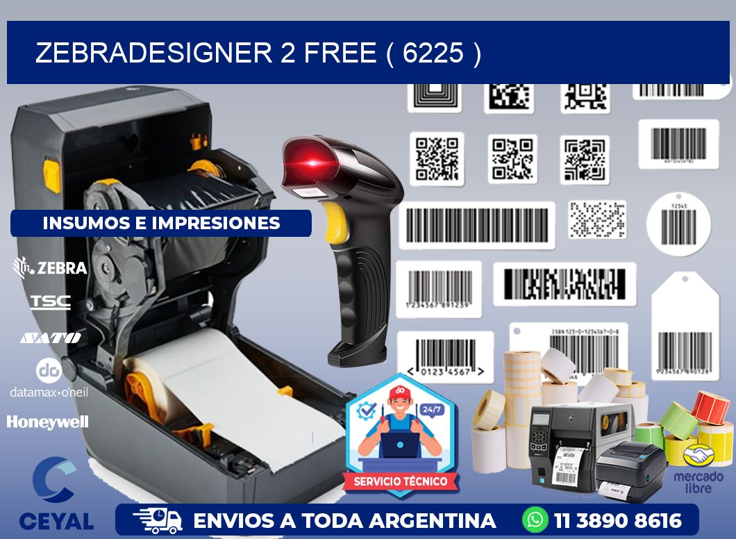 ZEBRADESIGNER 2 FREE ( 6225 )