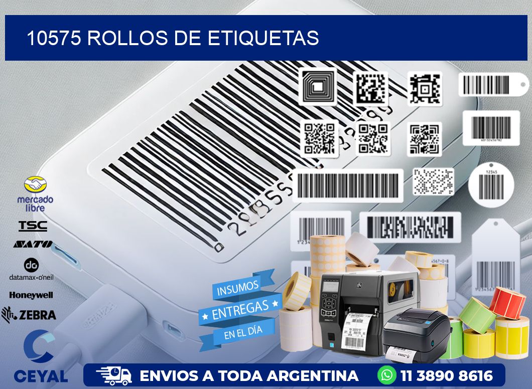 10575 ROLLOS DE ETIQUETAS