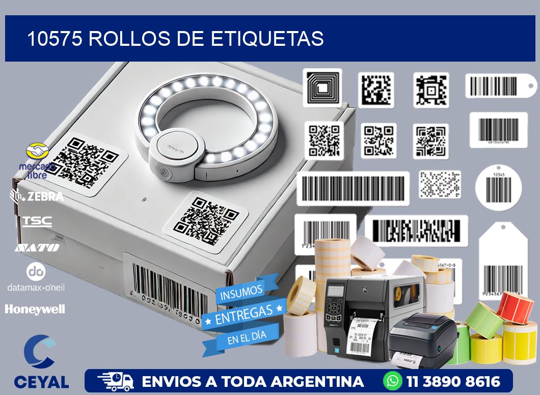 10575 ROLLOS DE ETIQUETAS