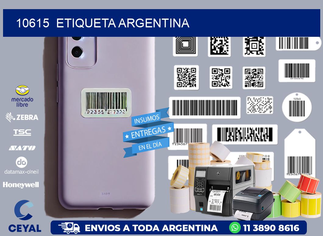 10615  ETIQUETA ARGENTINA