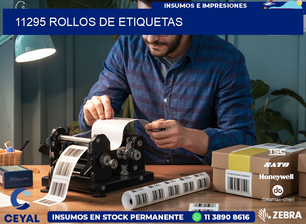 11295 ROLLOS DE ETIQUETAS