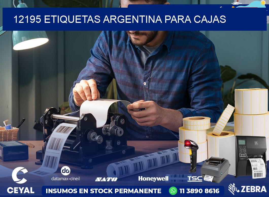 12195 ETIQUETAS ARGENTINA PARA CAJAS