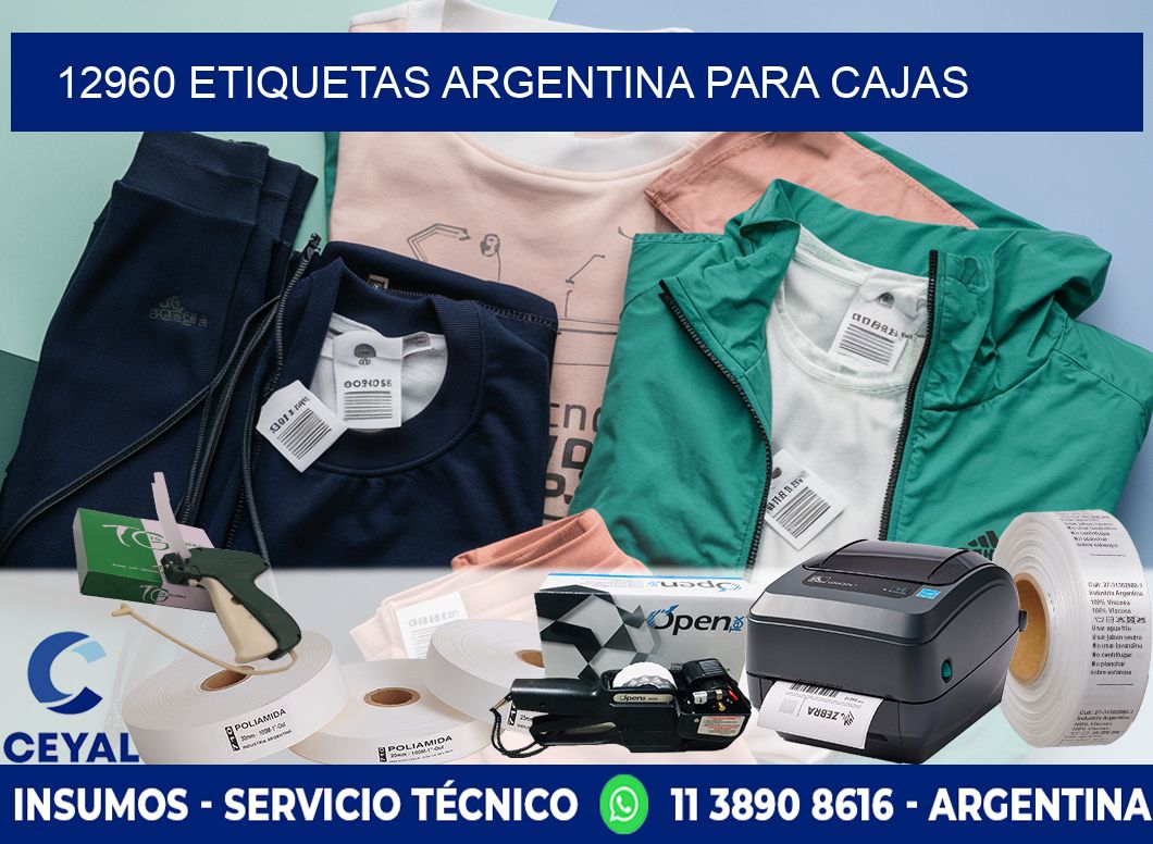 12960 ETIQUETAS ARGENTINA PARA CAJAS