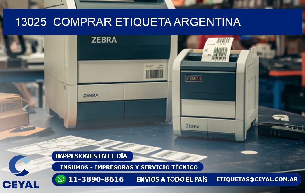 13025  COMPRAR ETIQUETA ARGENTINA