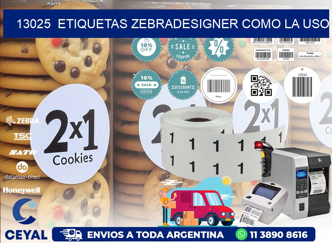 13025  ETIQUETAS ZEBRADESIGNER COMO LA USO