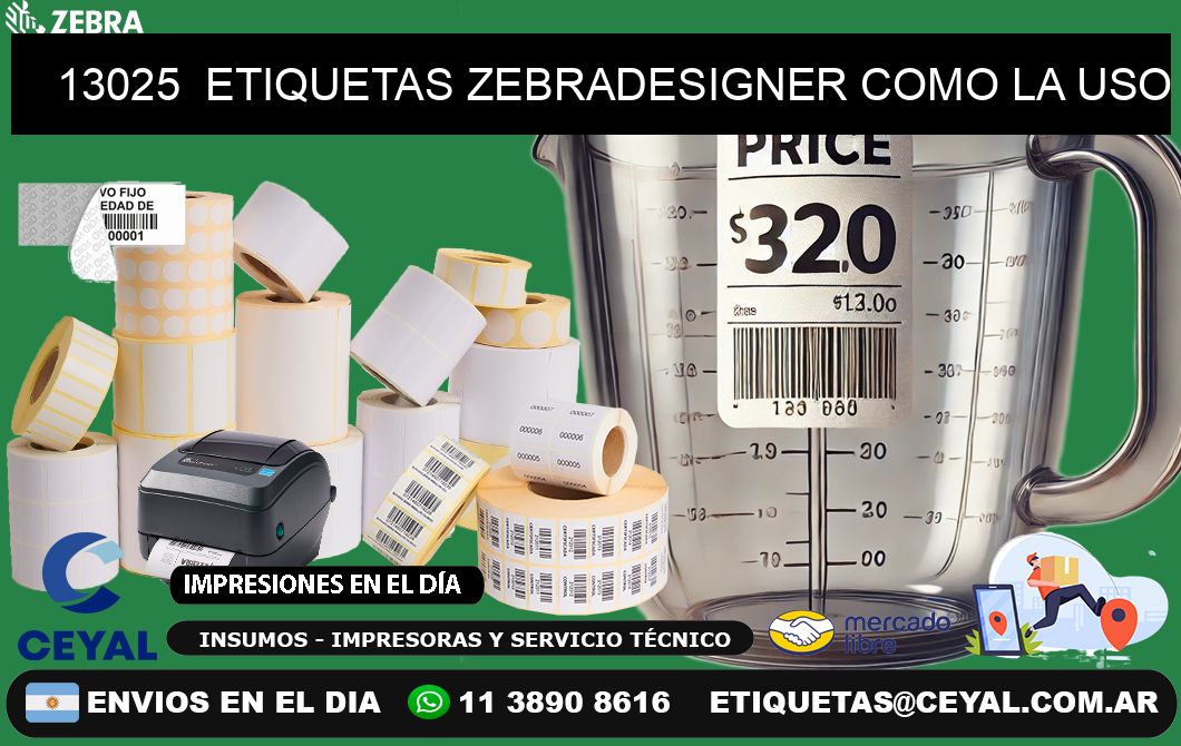 13025  ETIQUETAS ZEBRADESIGNER COMO LA USO