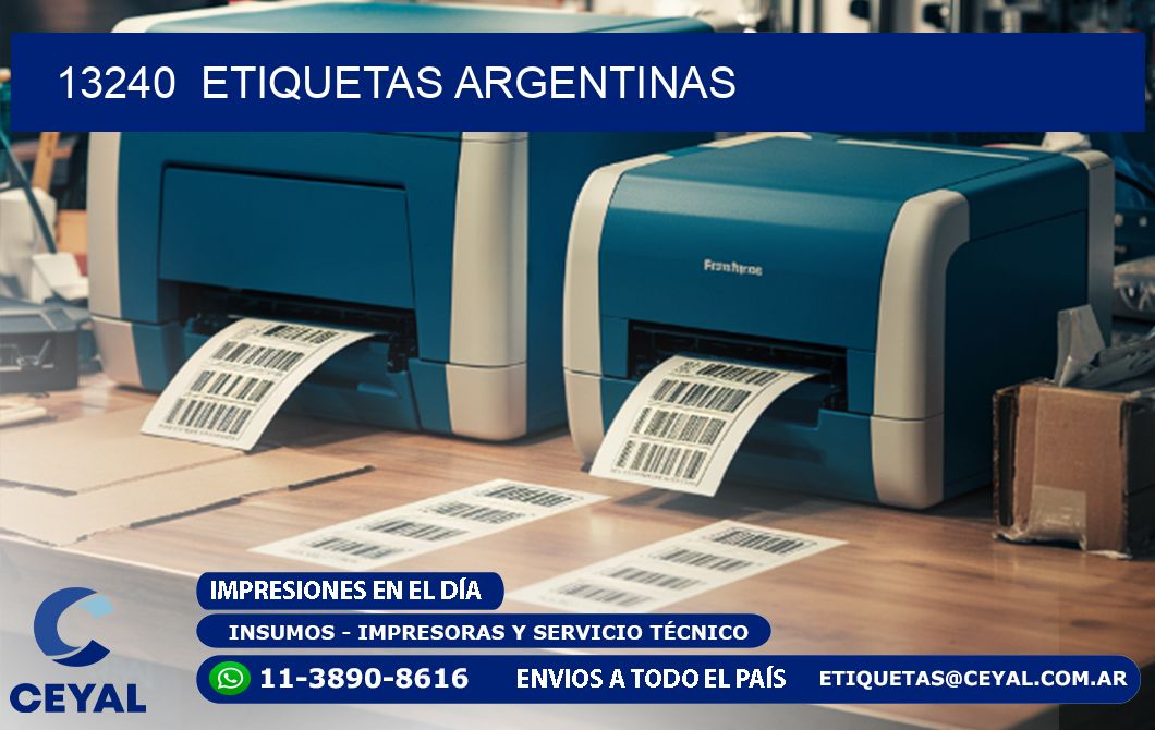 13240  ETIQUETAS ARGENTINAS