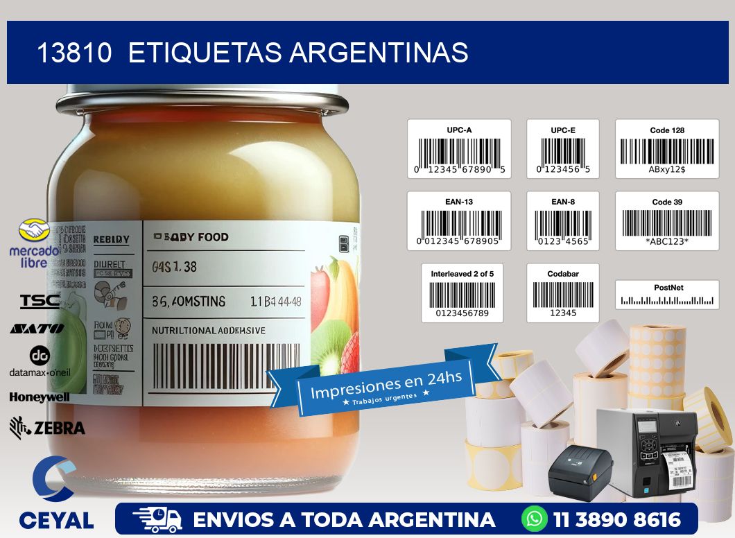 13810  ETIQUETAS ARGENTINAS