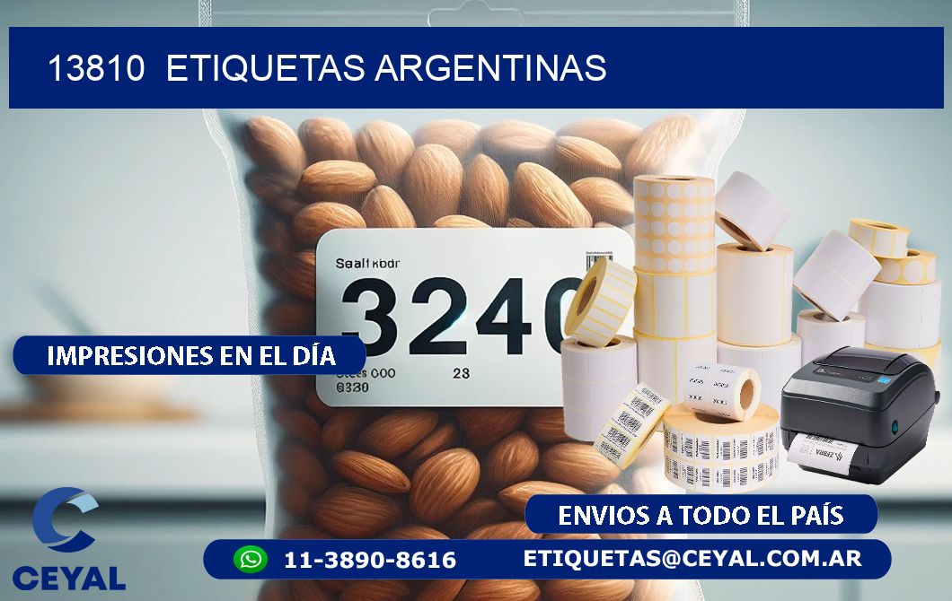 13810  ETIQUETAS ARGENTINAS