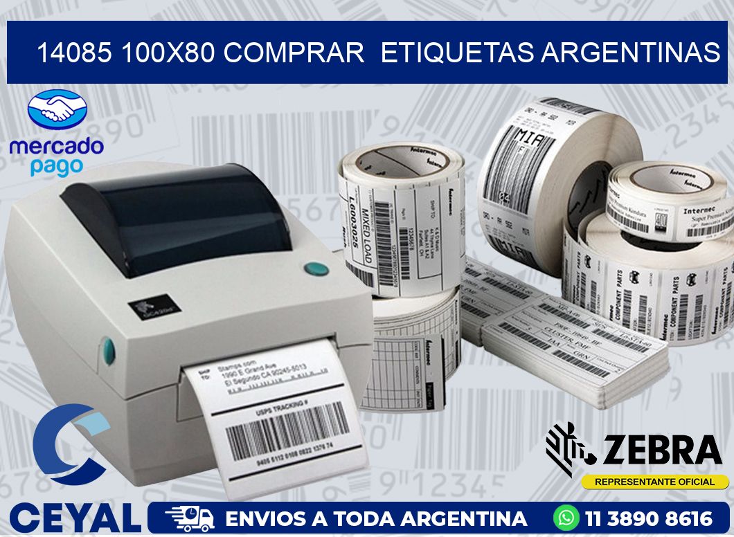 14085 100X80 COMPRAR  ETIQUETAS ARGENTINAS