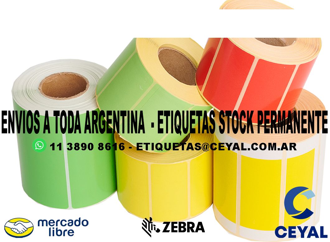 1500 ETIQUETAS RIBBON 23 x 52