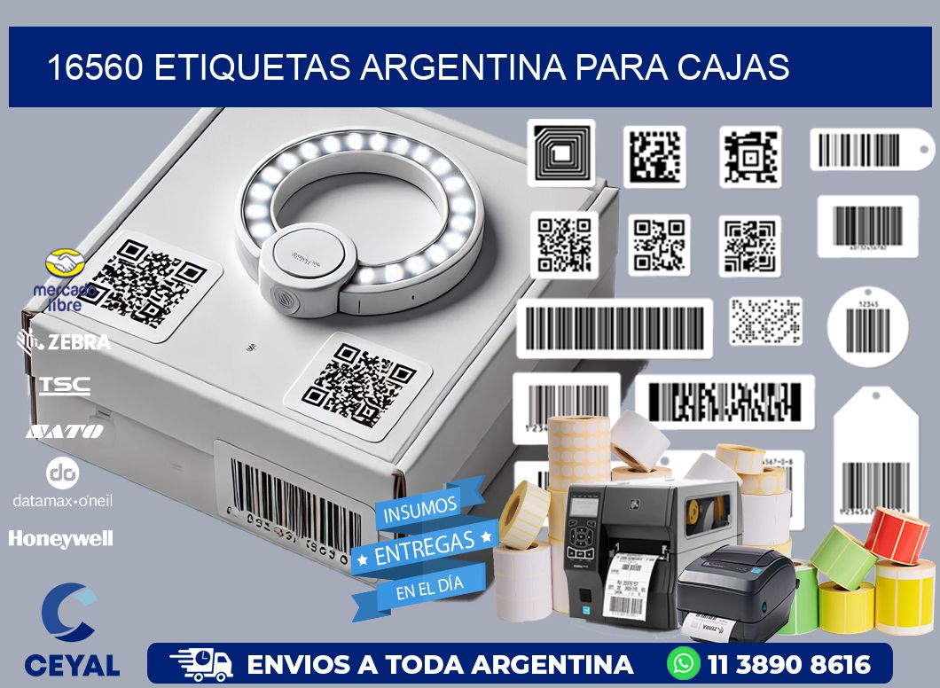 16560 ETIQUETAS ARGENTINA PARA CAJAS