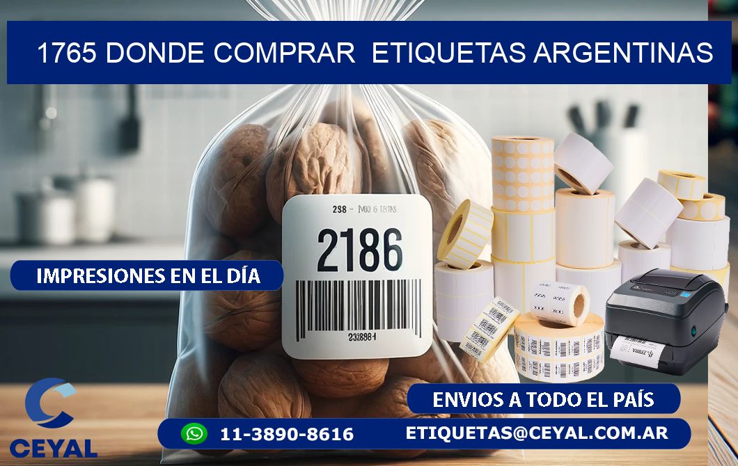 1765 DONDE COMPRAR  ETIQUETAS ARGENTINAS