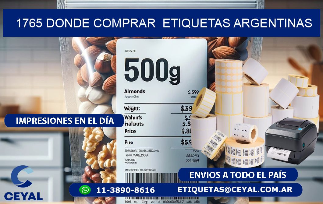 1765 DONDE COMPRAR  ETIQUETAS ARGENTINAS