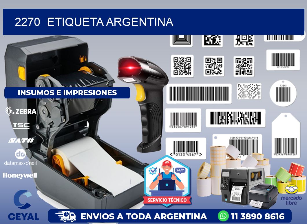 2270  ETIQUETA ARGENTINA