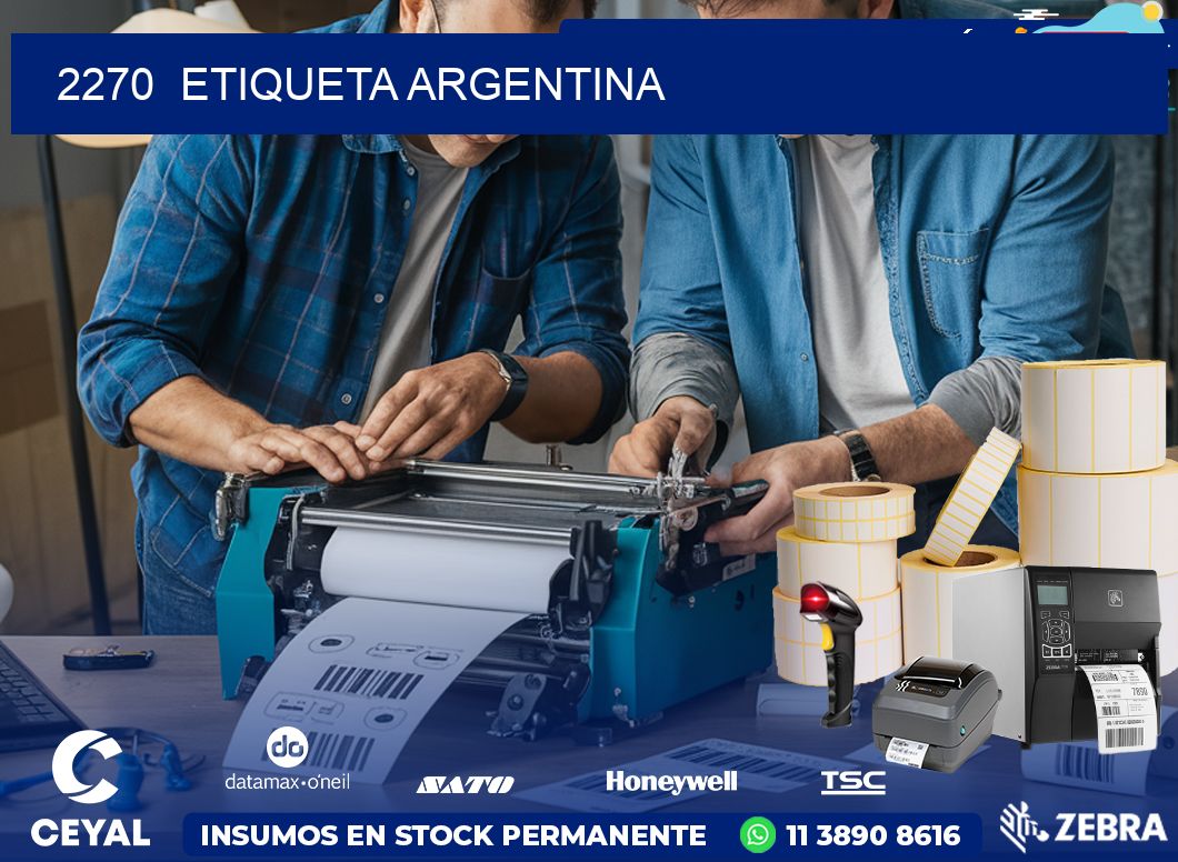 2270  ETIQUETA ARGENTINA