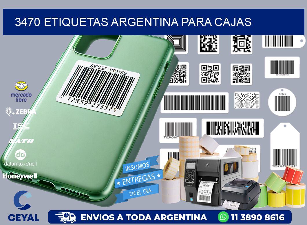 3470 ETIQUETAS ARGENTINA PARA CAJAS