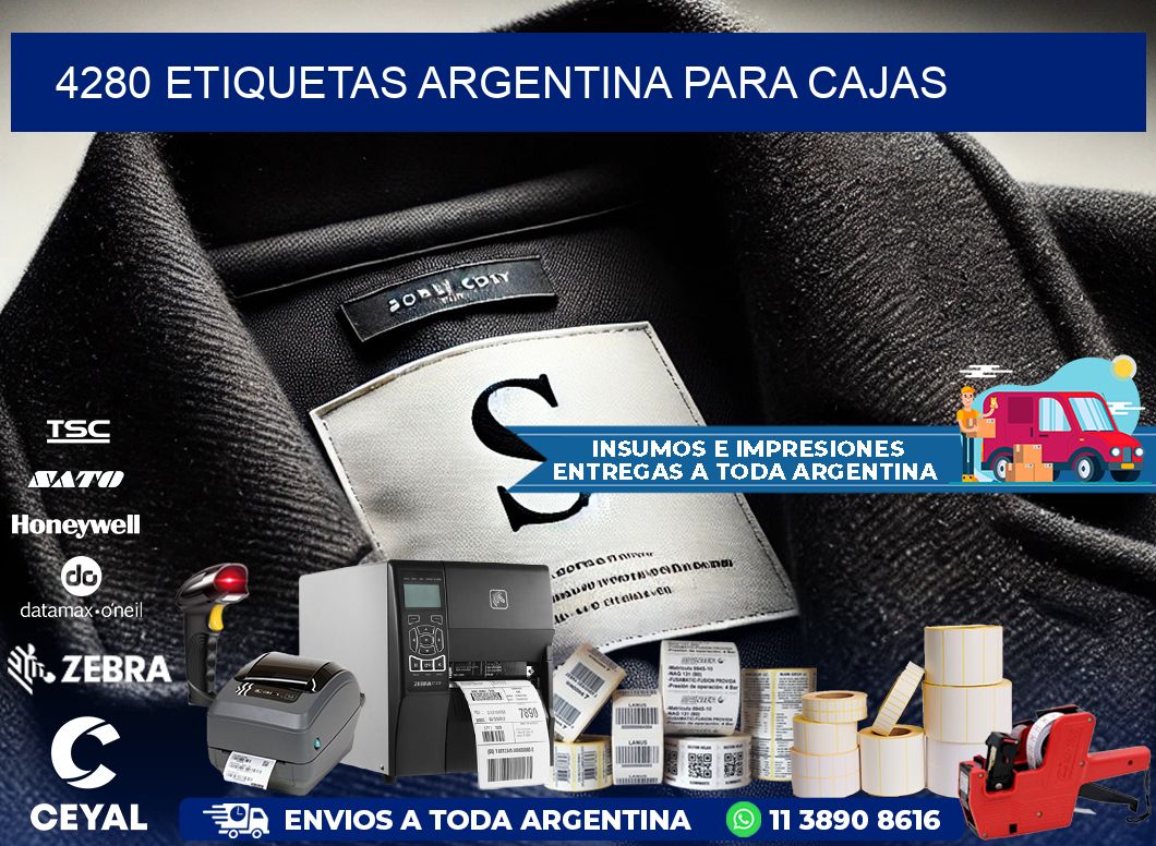 4280 ETIQUETAS ARGENTINA PARA CAJAS