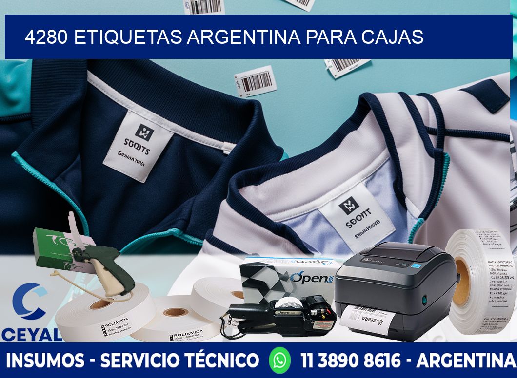 4280 ETIQUETAS ARGENTINA PARA CAJAS