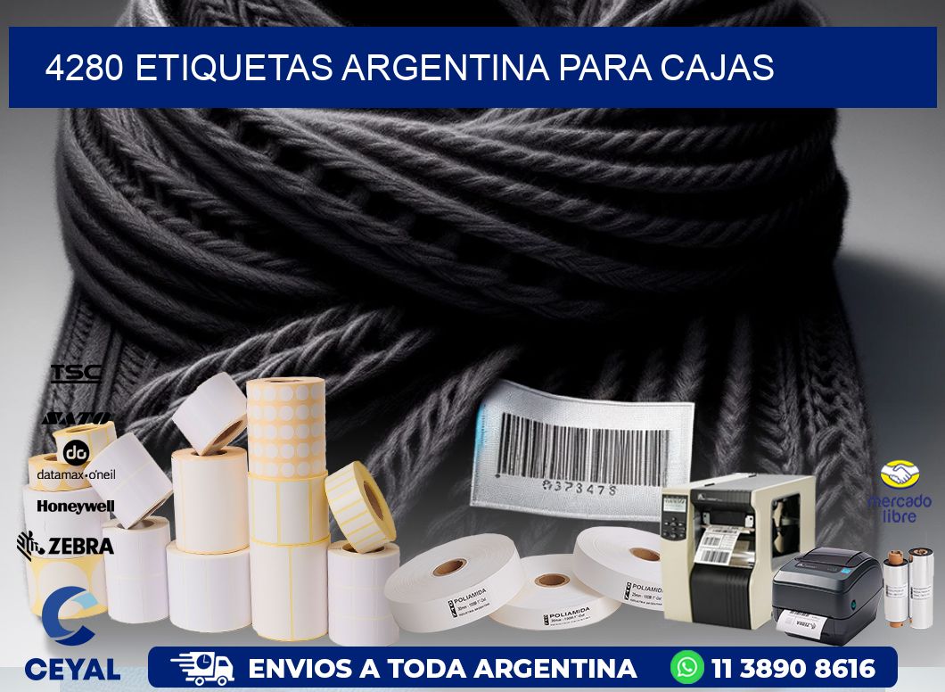 4280 ETIQUETAS ARGENTINA PARA CAJAS