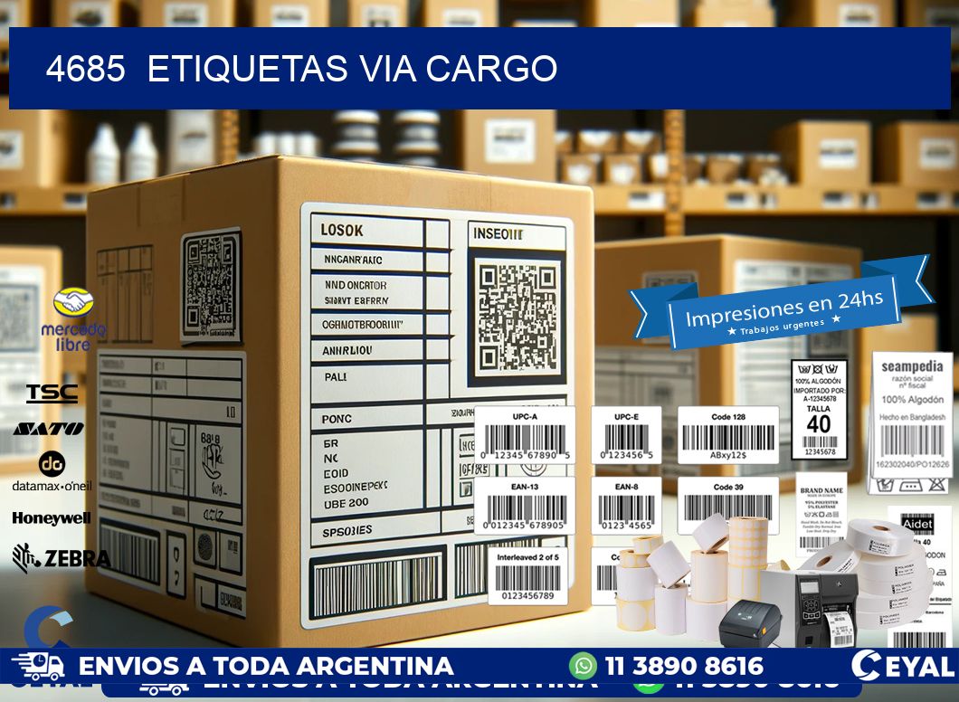 4685  ETIQUETAS VIA CARGO