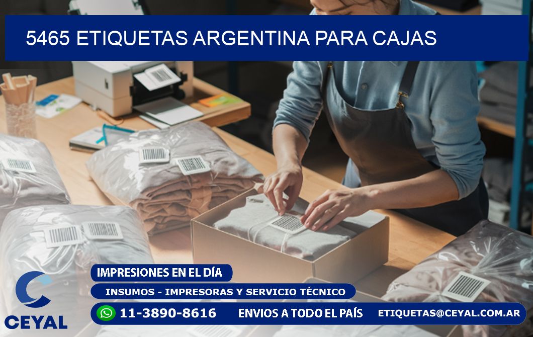 5465 ETIQUETAS ARGENTINA PARA CAJAS