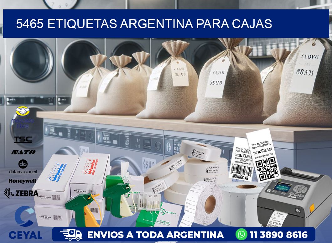 5465 ETIQUETAS ARGENTINA PARA CAJAS