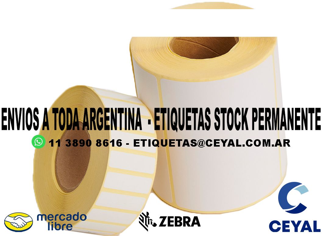 600 ETIQUETAS RIBBON 53 x 27