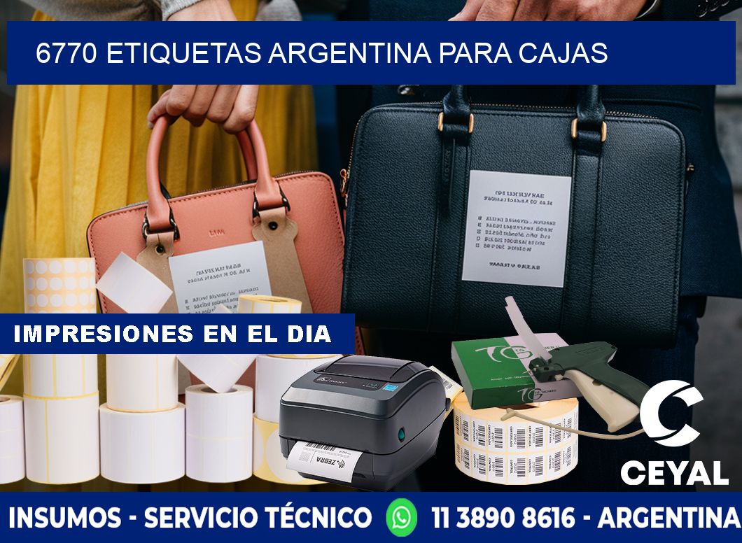 6770 ETIQUETAS ARGENTINA PARA CAJAS