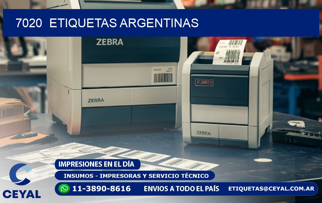 7020  ETIQUETAS ARGENTINAS